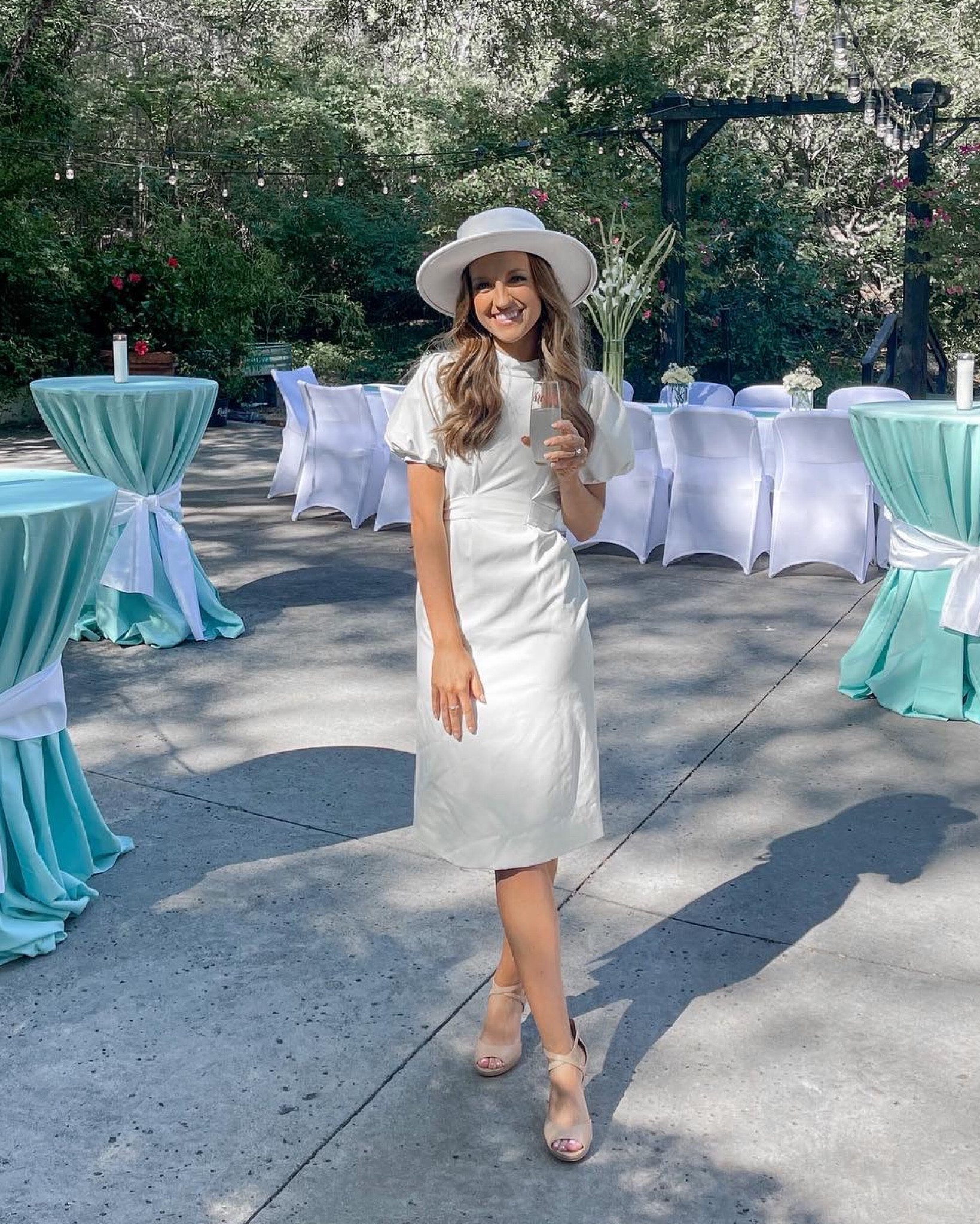 long dress for bridal shower Dalmazio Design Romance Dress Form w/ Gown & Veil