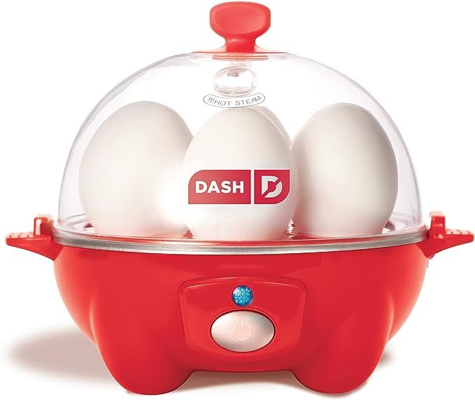 DASH Rapid Egg Cooker: 6 Egg Capacity Electric Egg Cooker for Hard Boiled Eggs, Poached Eggs, Scr... | Amazon (US)