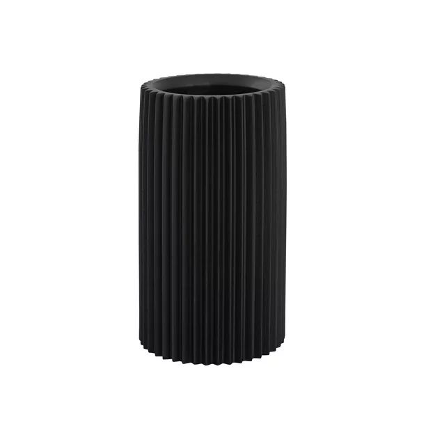 TOV Furniture Jenna Black Concrete Table Vase | Walmart (US)