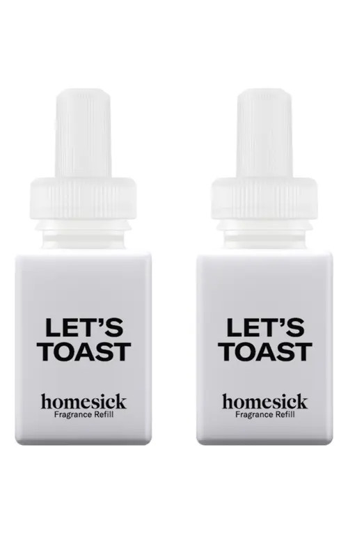 PURA x Homesick 2-Pack Diffuser Fragrance Refills in Lets Toast at Nordstrom | Nordstrom