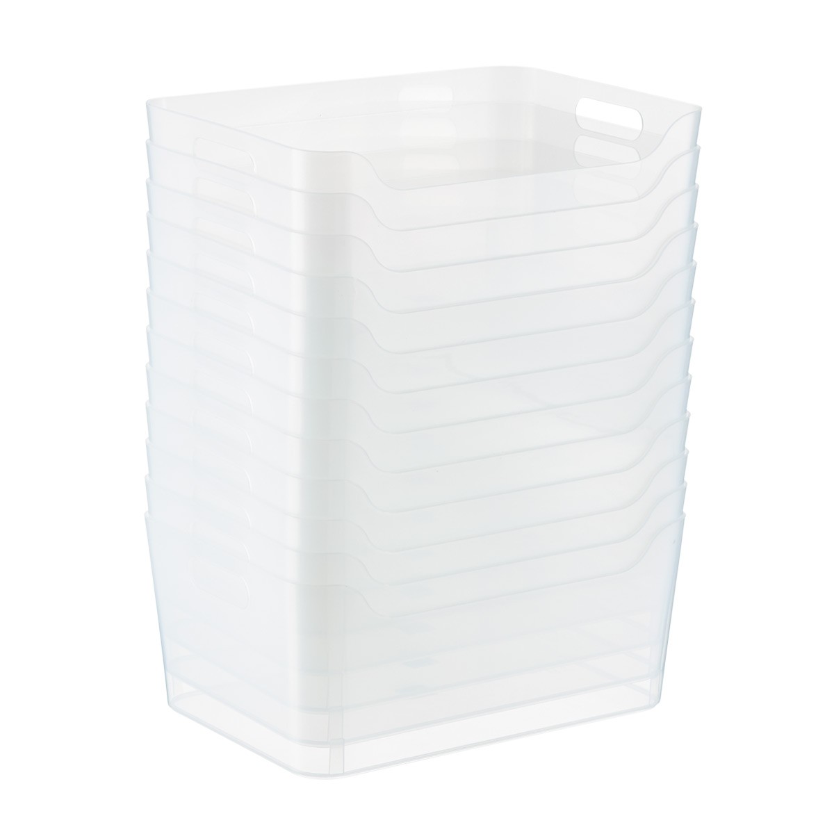 Medium Plastic Bins w/ Handles | The Container Store