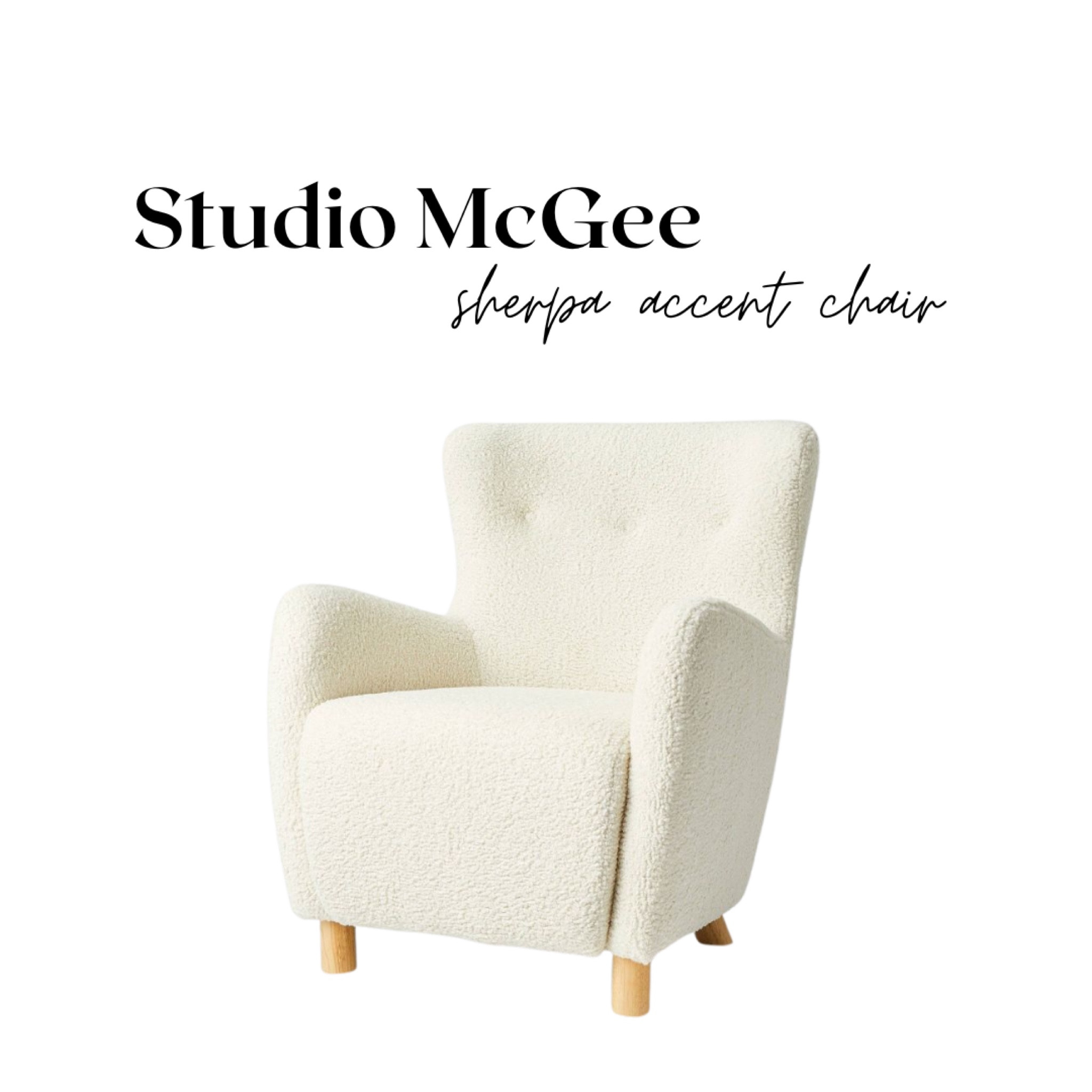 Studio mcgee best sale sherpa chair