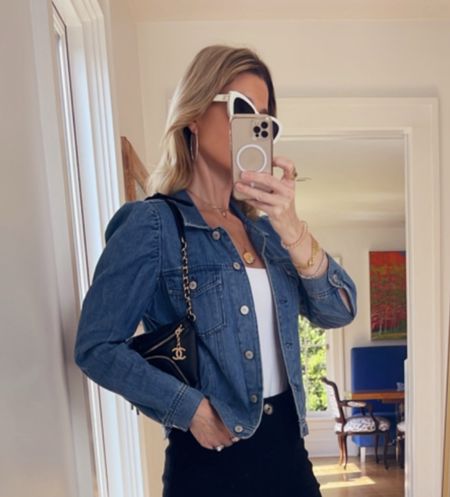 The feminine take on the jean jacket. Less slouchy, added details like puff sleeves. So pretty! If you plan to buy, please shop my links. My small account needs your support! Thank you

#LTKFindsUnder50 #LTKSaleAlert #LTKFindsUnder100