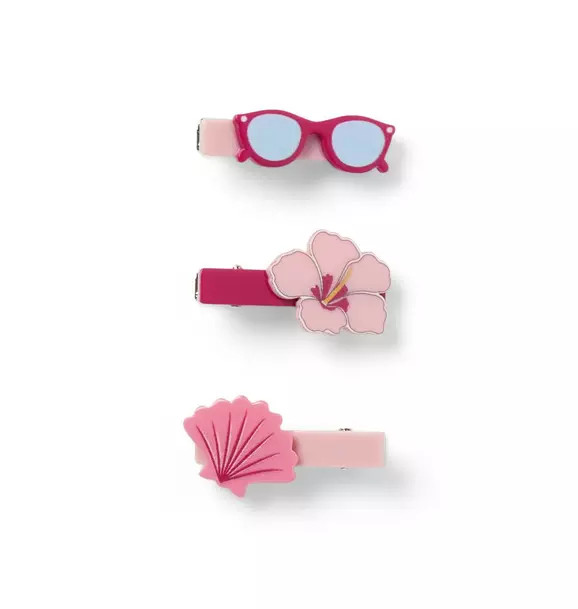 Vacation Icon Barrette Set | Janie and Jack
