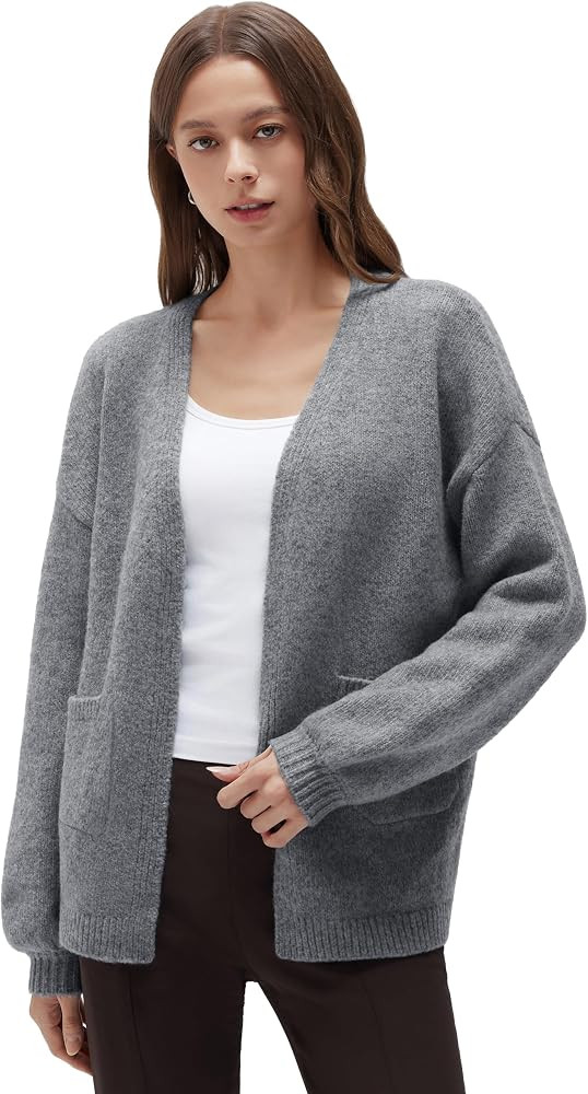 SUUKSESS Cashmere Cardigan Sweaters for Women with Poektes Fall Outfits | Amazon (US)