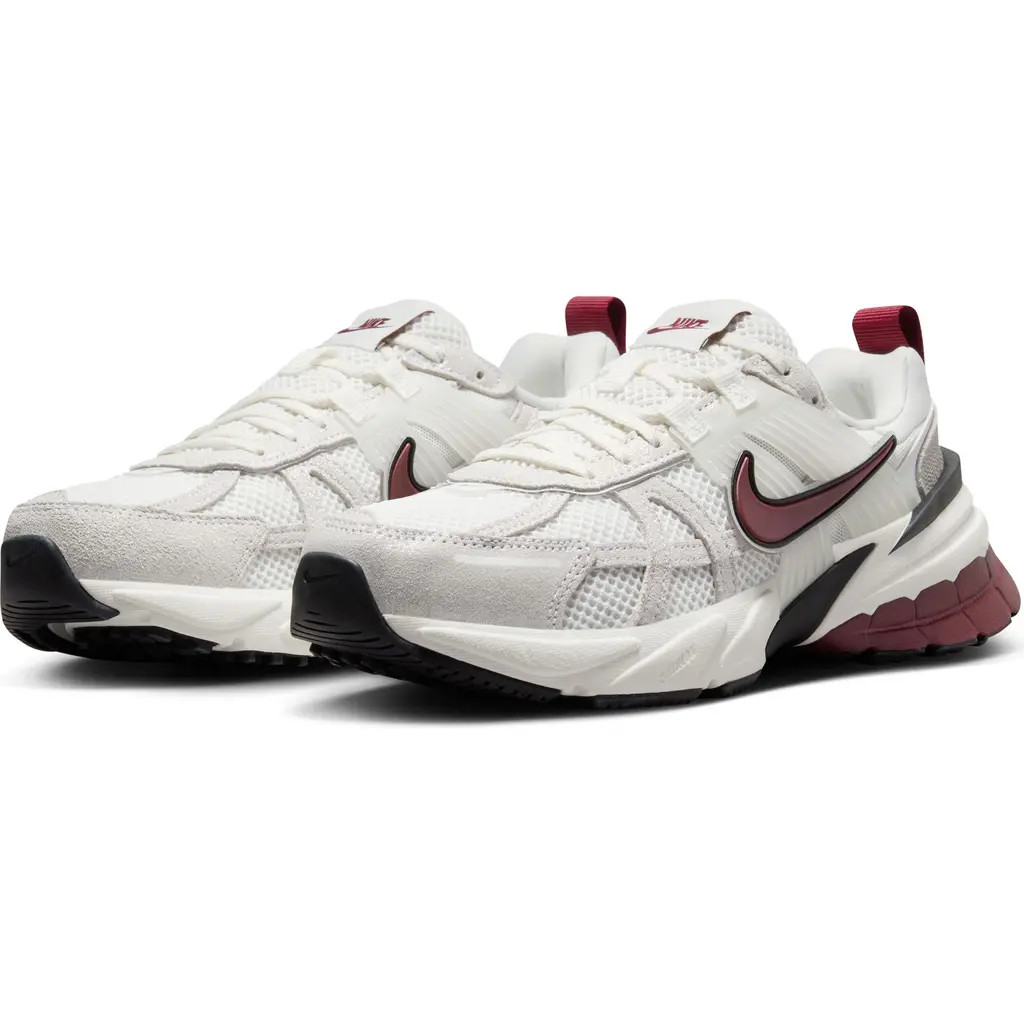 Nike V2K Run SE Sneaker in White/Team Red/Black at Nordstrom, Size 6.5 | Nordstrom