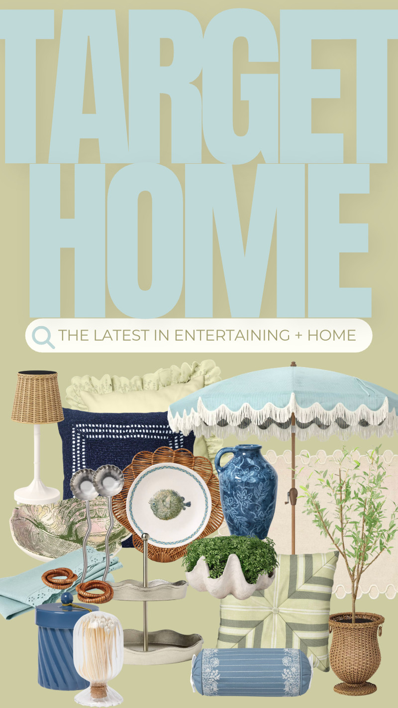 target run but make it HOME 🏡✨

all the prettiest finds for entertaining, hosting, and giving your space that effortless summer refresh 💙 from coastal blues to woven textures + scalloped details… it’s all in the mix

saving these for my next tablescape + patio moment 🌿🕯️ which piece are you adding first? 

 #LTKSeasonal #LTKHome
