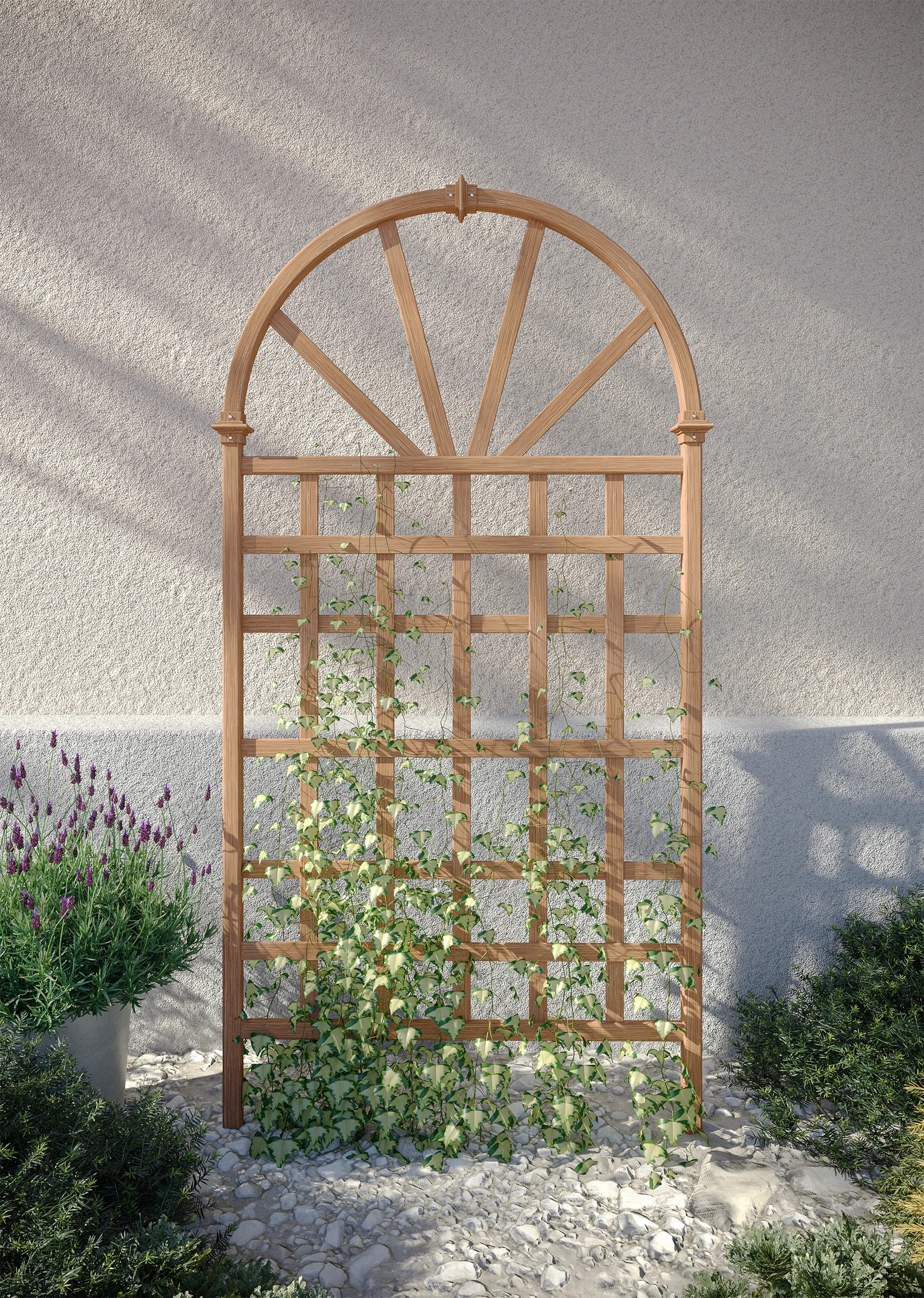 Kerrimore 77.25'' H x 39'' W Vinyl Trellis | Wayfair North America
