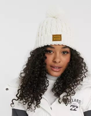 Billabong Good Vibes beanie in cream | ASOS UK