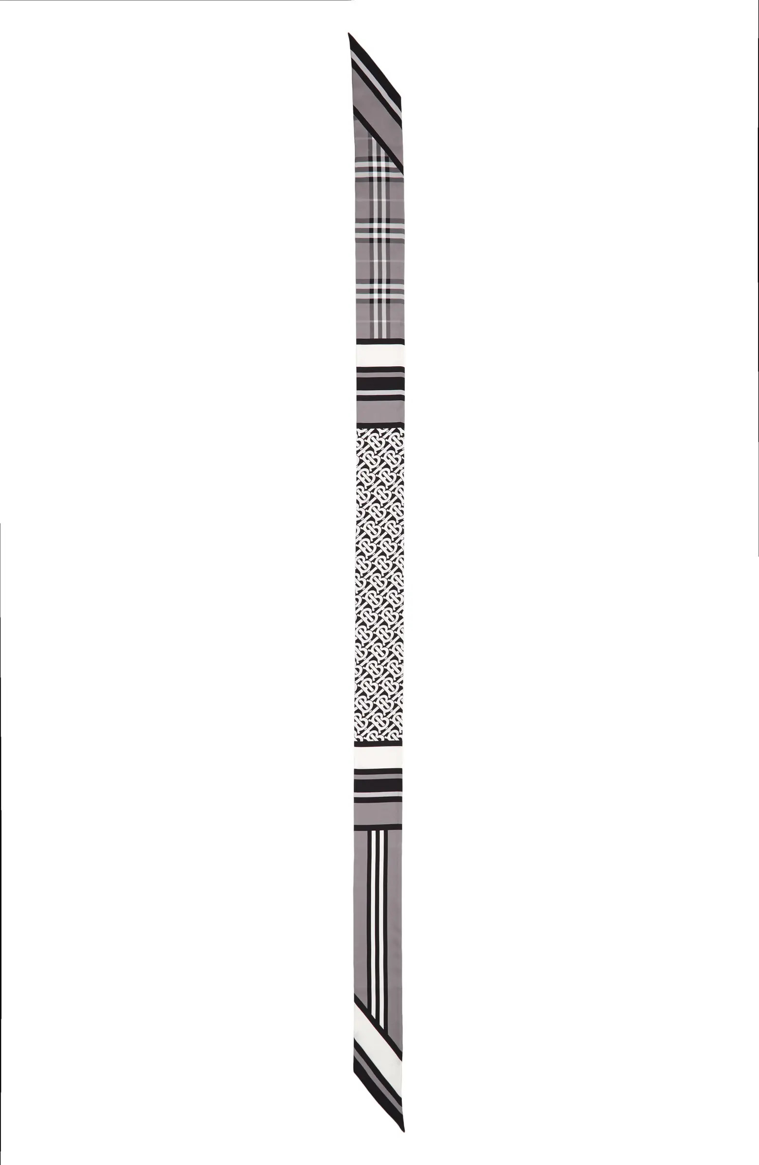 Montage Print Silk Skinny Scarf | Nordstrom