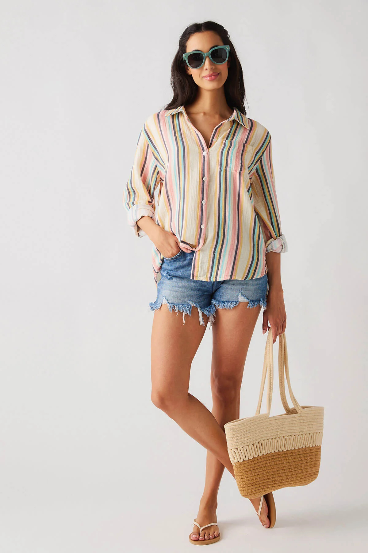 Thread and Supply Linda Striped Shirt | Social Threads