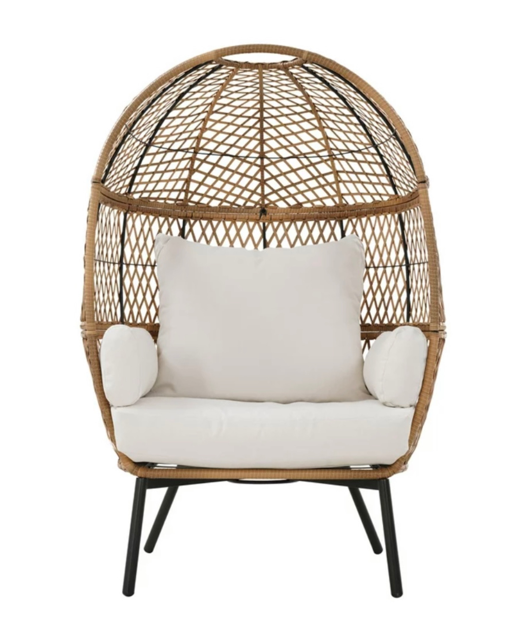 The vibes are here!! This egg chair sets the tone for your outdoor space 