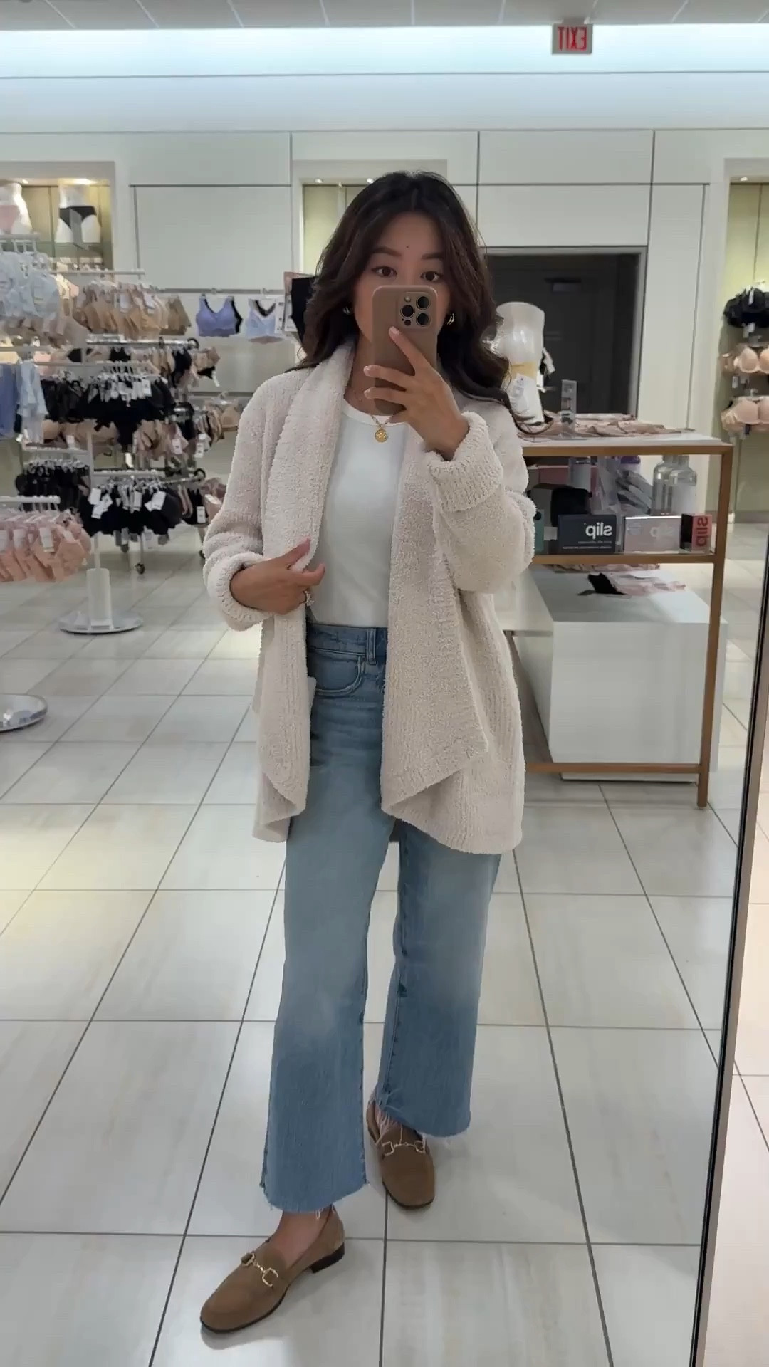 Nordstrom anniversary sale Barefoot Dreams shawl cardigns XS. Very plush and cozy, always makes a luxurious gift

Also, linked the best barely there seamless undies that I get in the high waist style

• the thicker rib cardigan has a Petite friendly length with sleeves folded up , relaxed oversized fit 

• I also found their lighter weight “cozychic light circle cardigan” on sale for under 100 and linked it under similar I have this from prior years

• Madewell wide crop jeans 24 petite in Halstead wash. I linked the same jeans at both Nordstrom and Madewell 

• Mango loafers 5

#NSale petite friendly finds 

#LTKSaleAlert #LTKPetite