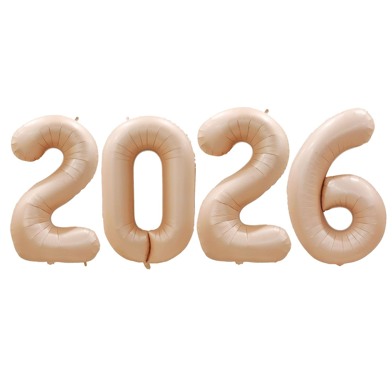 GOER 42 Inch 2026 Caramel Foil Number Balloons for 2026 New Year Eve Festival Party Supplies Grad... | Amazon (US)