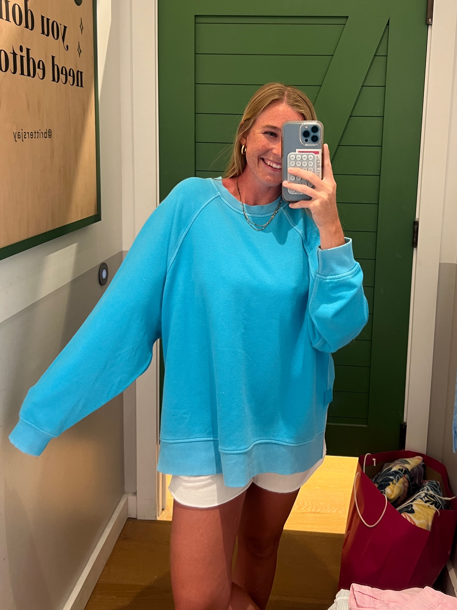 LOVE this blue for summer!!! Size medium and on sale!! 

#LTKSeasonal #LTKtravel #LTKsalealert