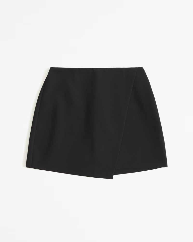 Menswear Wrap Mini Skort | Abercrombie & Fitch (US)