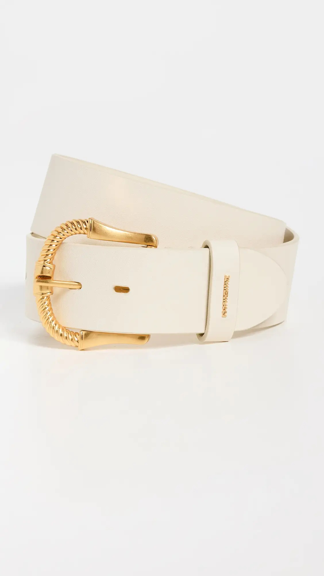 Zimmermann Twisted Buckle Leather Belt 40 | Shopbop | Shopbop