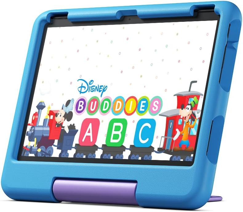 Amazon Fire 10 Kids tablet- 2023, ages 3-7 | Bright 10.1" HD screen with ad-free content and pare... | Amazon (US)