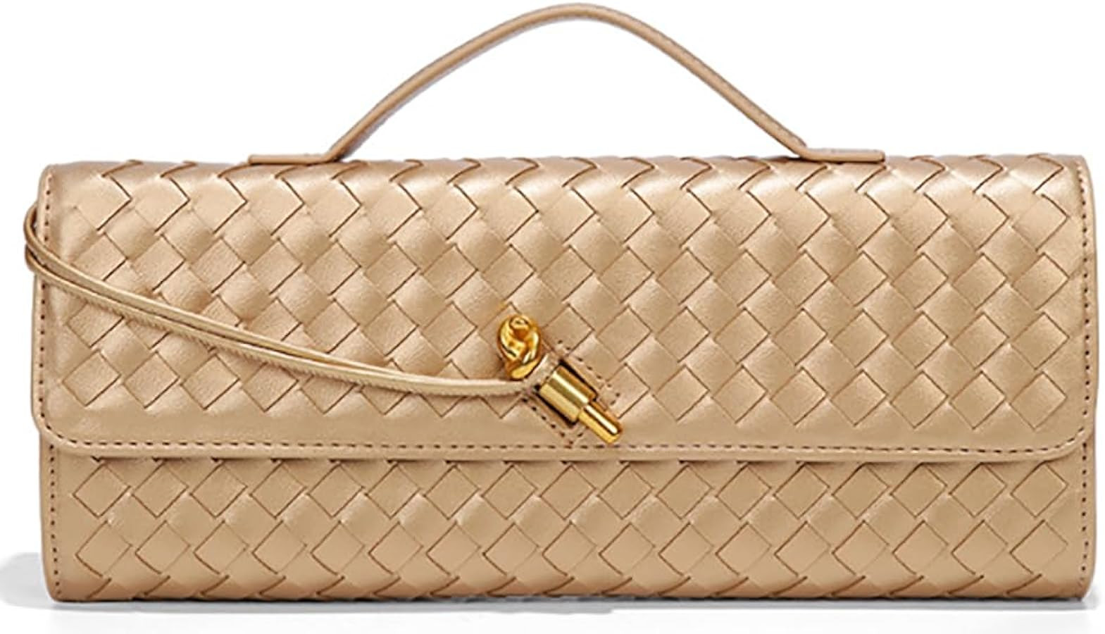 Trendy Woven Evening Clutch Purses Women Underarm Shoulder Handbag Cute Satchels Crossbody Purse ... | Amazon (US)