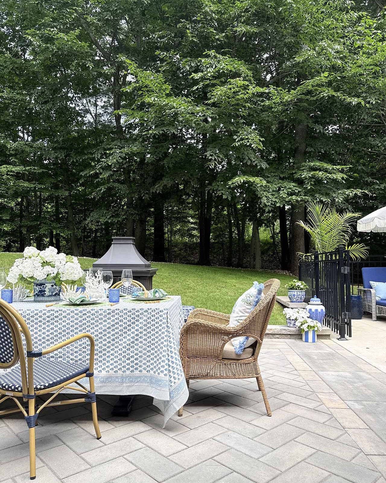 Create a chic coastal tablescape in gorgeous layers of blue white and green💙🩵💚

#LTKsummer #LTKhome #LTKstyletip
