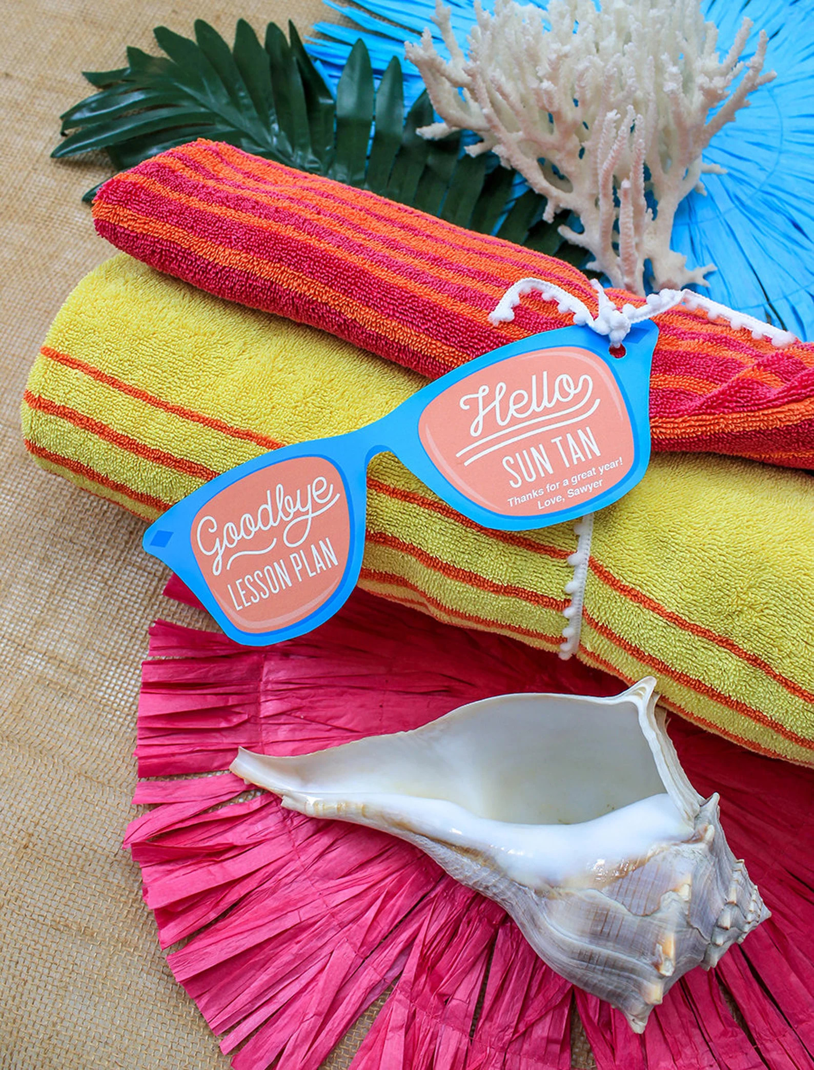 Goodbye Lesson Plan, Hello Sun Tan, Printable Gift Tag, Teacher Gift, End of the Year Gift, Teach... | Etsy (DACH)
