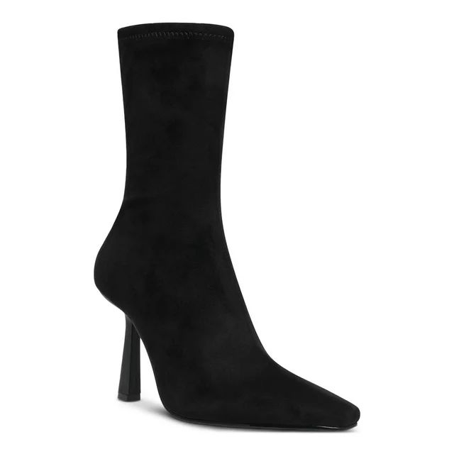 Steve Madden Womens Vakay Stretch Zipper Booties | Walmart (US)