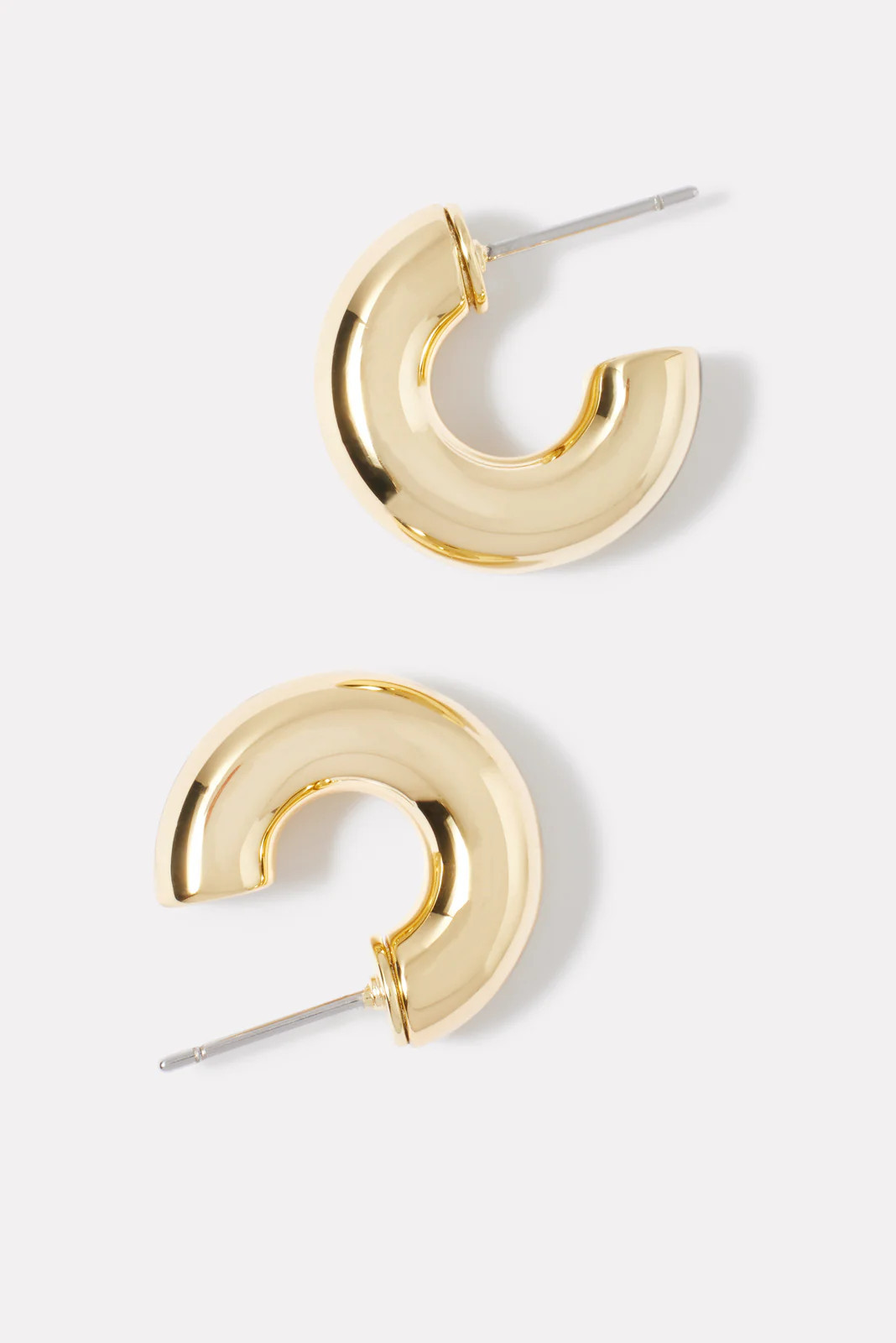 GORJANA Women's Lou Statement Huggies, Gold | Evereve