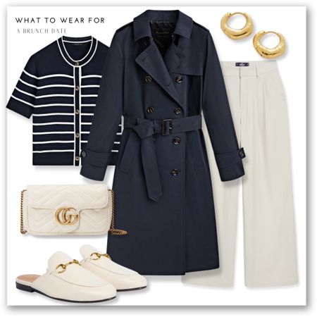 A cream & navy look 🧥

Transitional seasons, autumn, trench coat, Gucci loafers, stripe top, massimo dutti, Abercrombie

#LTKstyletip #LTKeurope #LTKSeasonal