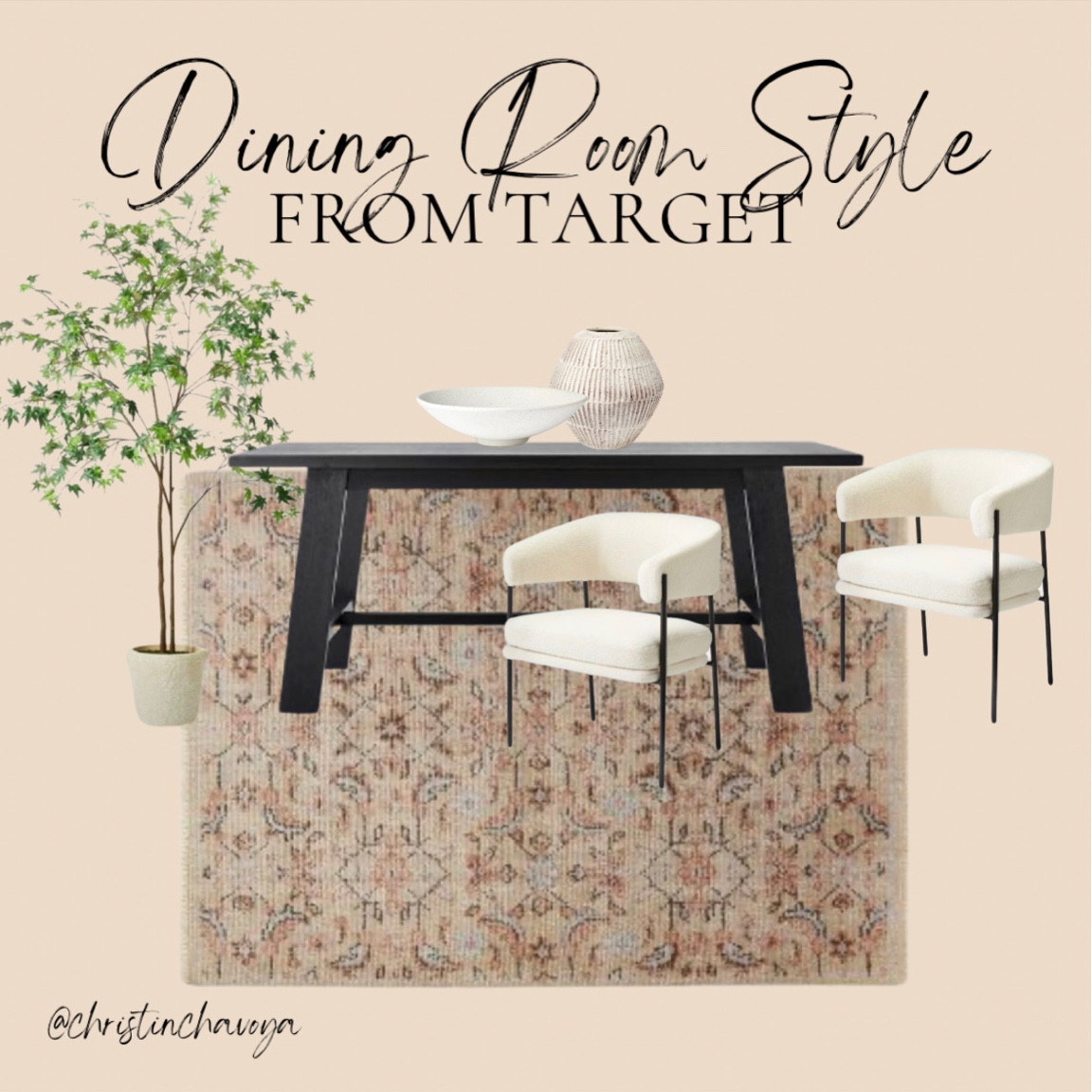 Dining room style by Studio McGee at Target! Love these dining chairs!!

Neutral dining room. Modern dining room. Dining table. Dining chairs. Black and white style. 

#LTKFind #LTKstyletip #LTKhome