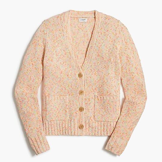 Confetti beach button-up cardigan sweater | J.Crew Factory