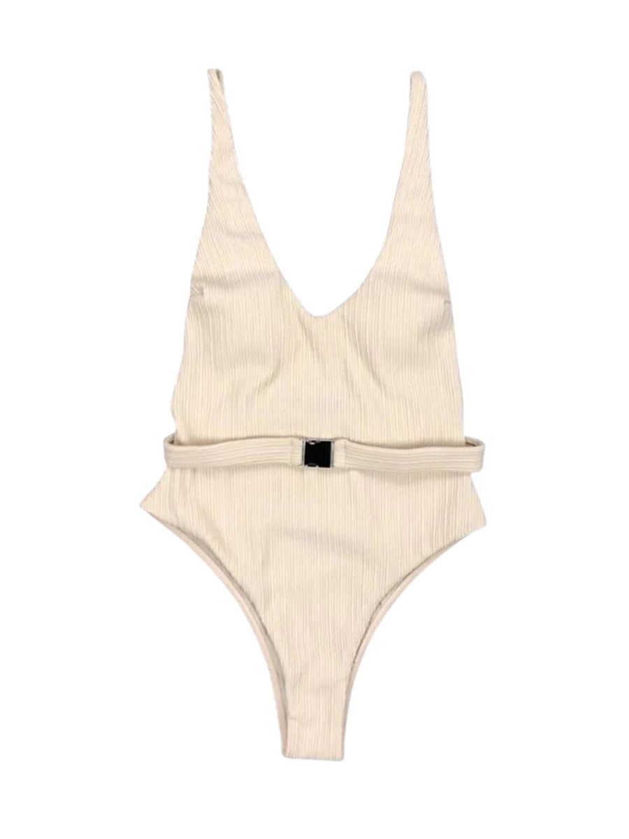 Gioia V-line Belted Swimsuit | Kyria Lingerie
