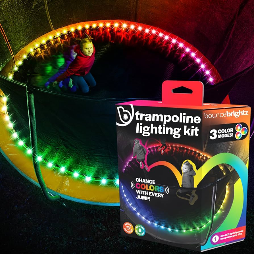 BounceBrightz Trampoline Lights for Kids, Color Changing, Motion Activated | Amazon (US)