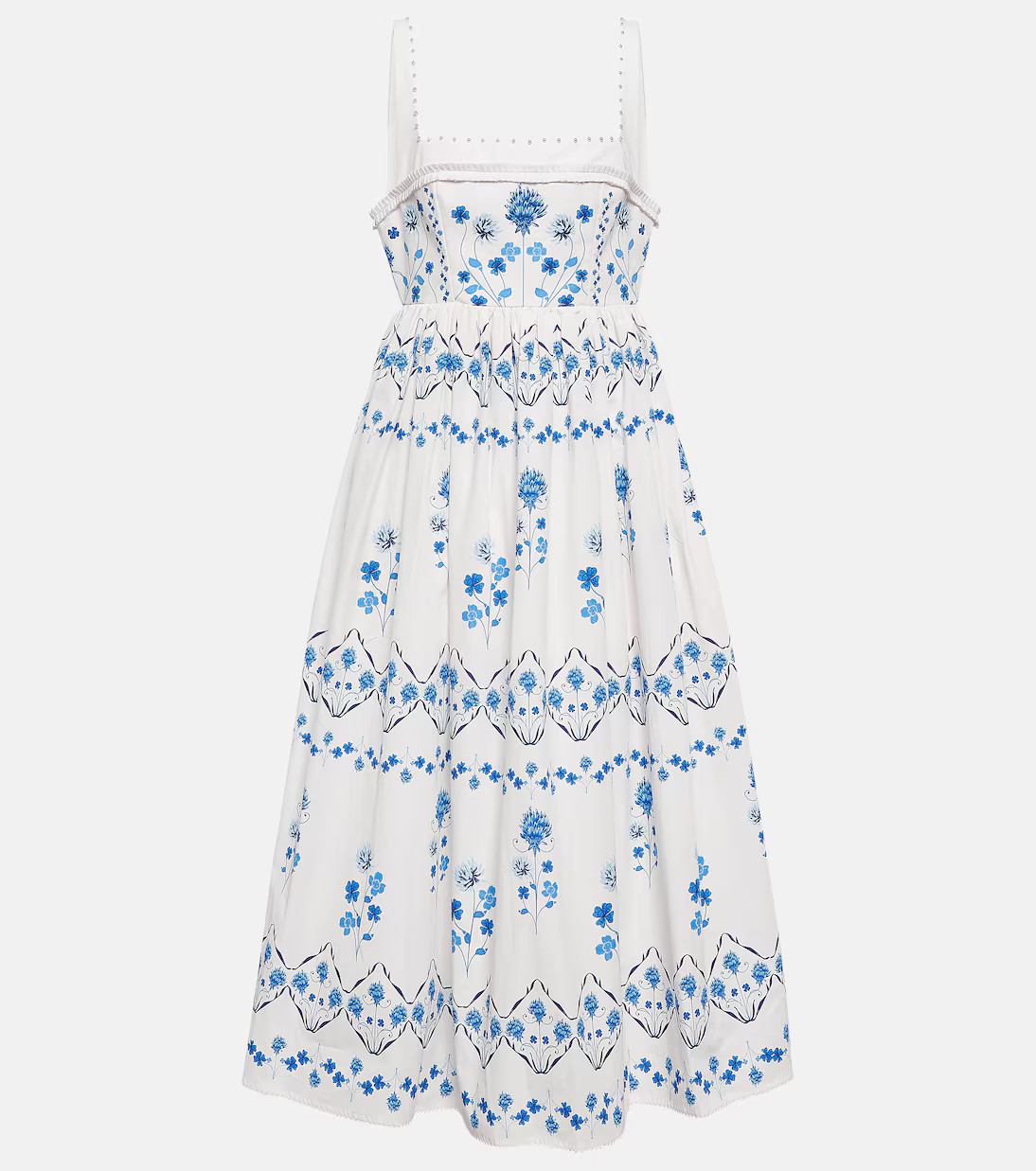 Barbara Ventura floral midi dress | Mytheresa (US/CA)