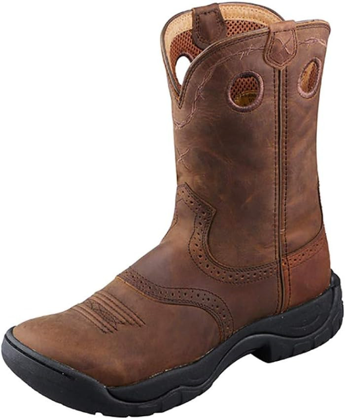 Twisted X Women's 9" All Around Work Boot - Versatile Women's Western Work Boots - Distressed Sad... | Amazon (US)