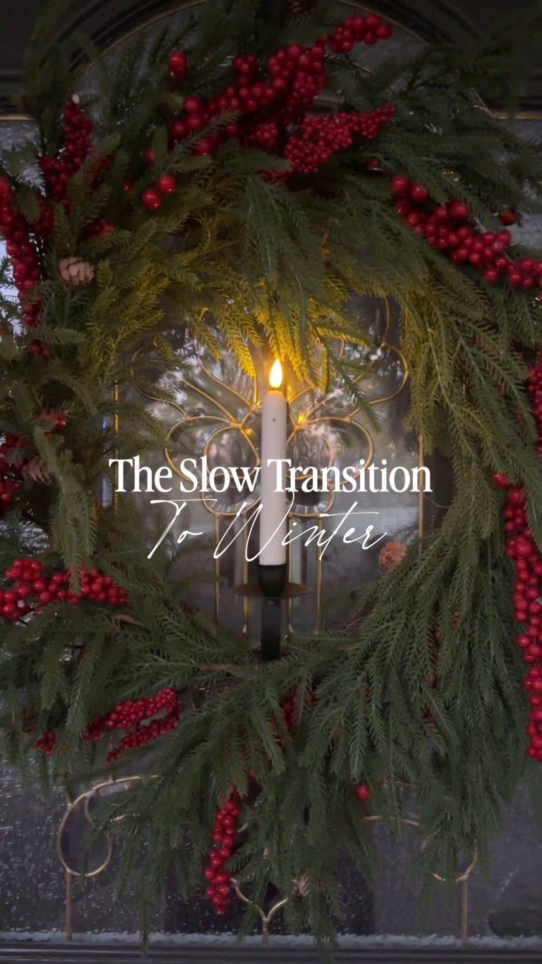 Game changer this year: dawn to dusk candles and a wreath holder with built in candle stick! I love how cozy my winter front porch decor will be with these new additions  

#LTKHome #LTKHoliday #LTKSeasonal