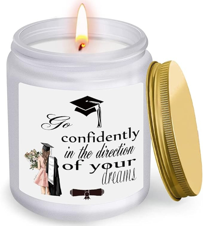 Unique Graduation Gifts for Her, Personalized Colleage Graduate Congratulation Candle Gift for Wo... | Amazon (US)