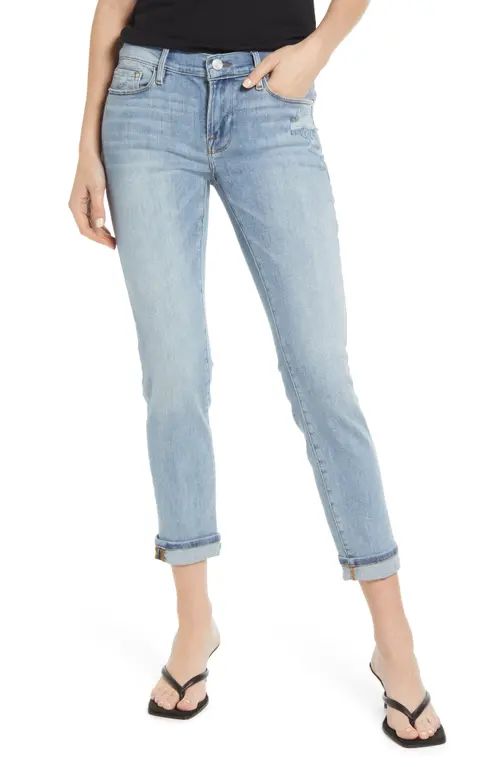 FRAME Le Garçon Boyfriend Jeans in Alemany Grind at Nordstrom, Size 30 | Nordstrom