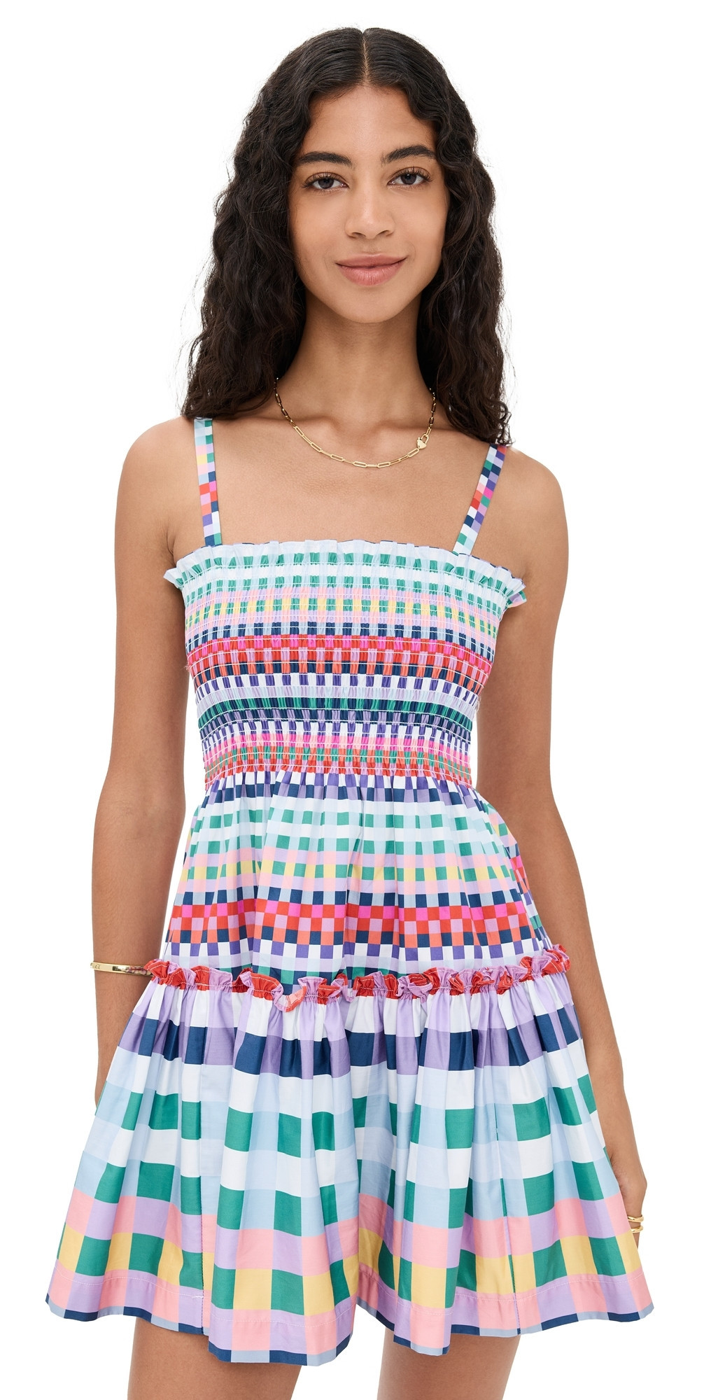 Hill House Home The Seraphina Mini Nap Dress Multi Gingham XL | Shopbop