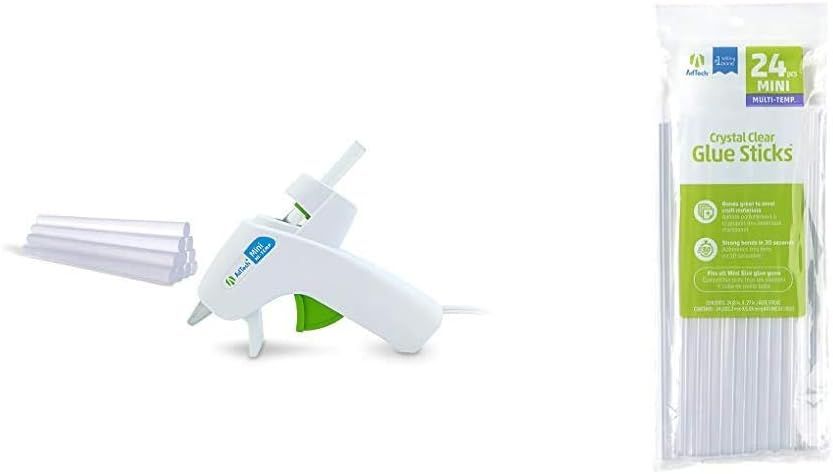 Adtech Mini Hi-Temp Hot Glue Combo Pack, White Gun (1 Pack) & 8" Mini Hot Glue Stick-24pk, Part# ... | Amazon (US)