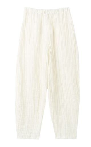 Mikele Raw Edge Crinkled Linen Pants | Moda Operandi (Global)