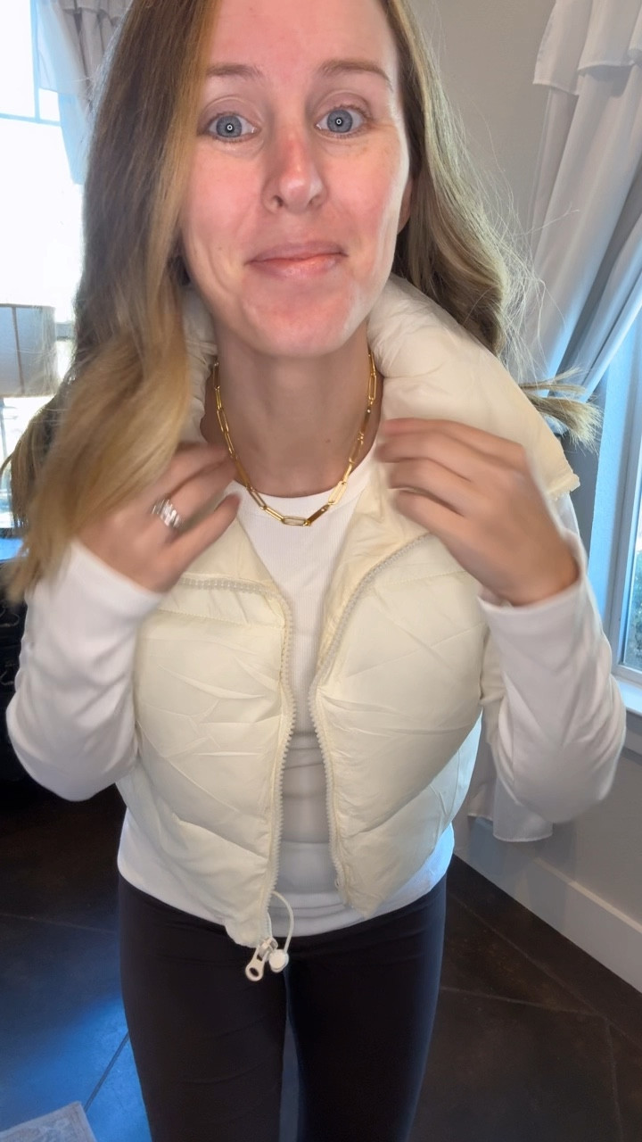 Head to toe Amazon here. I took a chance with the bootcut leggings and can’t believe I’m gonna say this but I actually really like them! The vests and boots are on MAJOR sale right now btw 

#LTKShoeCrush #LTKCyberWeek #LTKSaleAlert