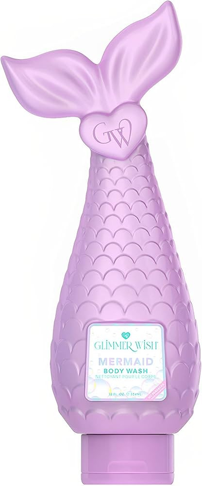 Premium Mermaid Body Wash by Glimmer Wish, Tropical Beach Scent, Dermatologist Tested, Sulfate & ... | Amazon (US)
