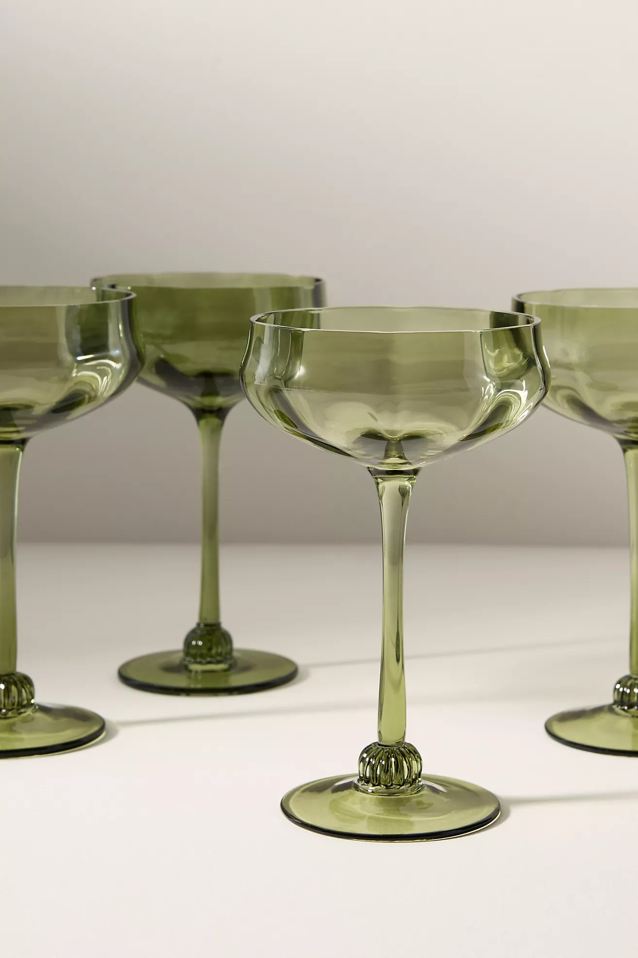Cybelle Coupe Glasses, Set of 4 | Anthropologie (US)