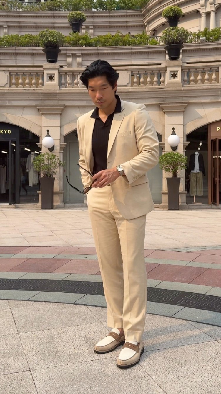 Sand linen suit for men! Summer suit idea for guys

#LTKootd #LTKSeasonal #LTKMens
