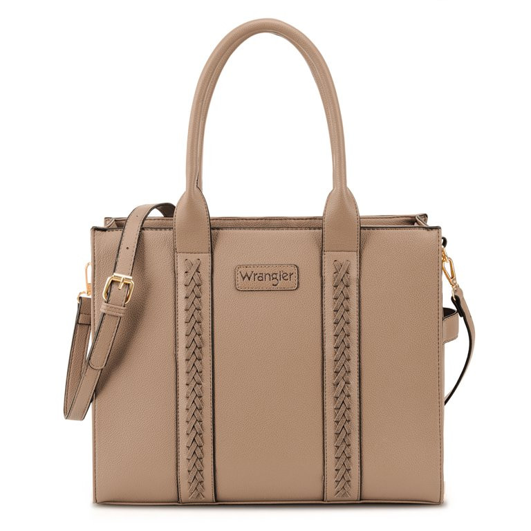 Wrangler Tote Bag for Women Shoulder Purse Handbag with Zipper Crossbody Bag - Walmart.com | Walmart (US)