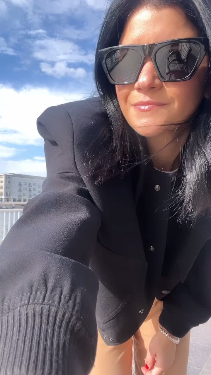 Easy outfit to wear for work, casual, literally anywhere! The Sloane trousers are my favorite and they come in different lengths, I wear size XS short. I also found a very similar style to my bomber jacket for under $50! 

#LTKfindsunder50 #LTKstyletip #LTKfindsunder100