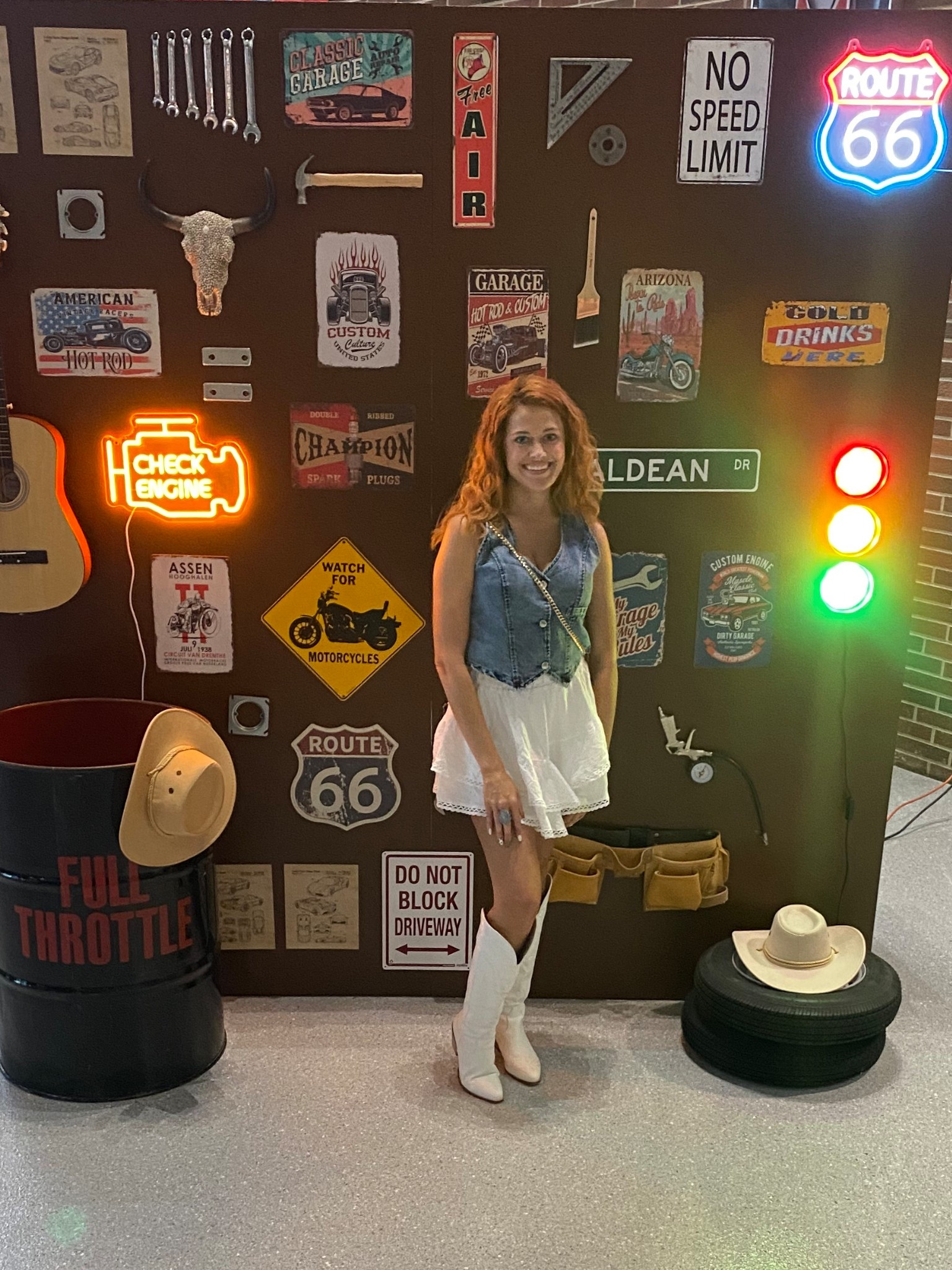 Country Concert Outfit, White Boots, Denim Vest, White Skirt, Concert Outfit 

 #LTKFindsUnder50 #LTKStyleTip #LTKShoeCrush