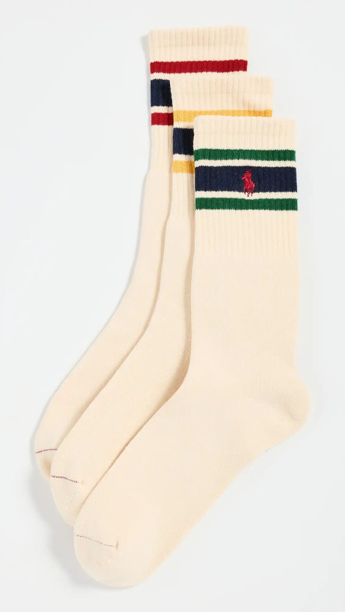 Polo Ralph Lauren 3 Pack Vintage Crew Socks | Shopbop | Shopbop