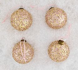 LoveShackFancy Pink Ornaments - Set of 4 | Pottery Barn (US)