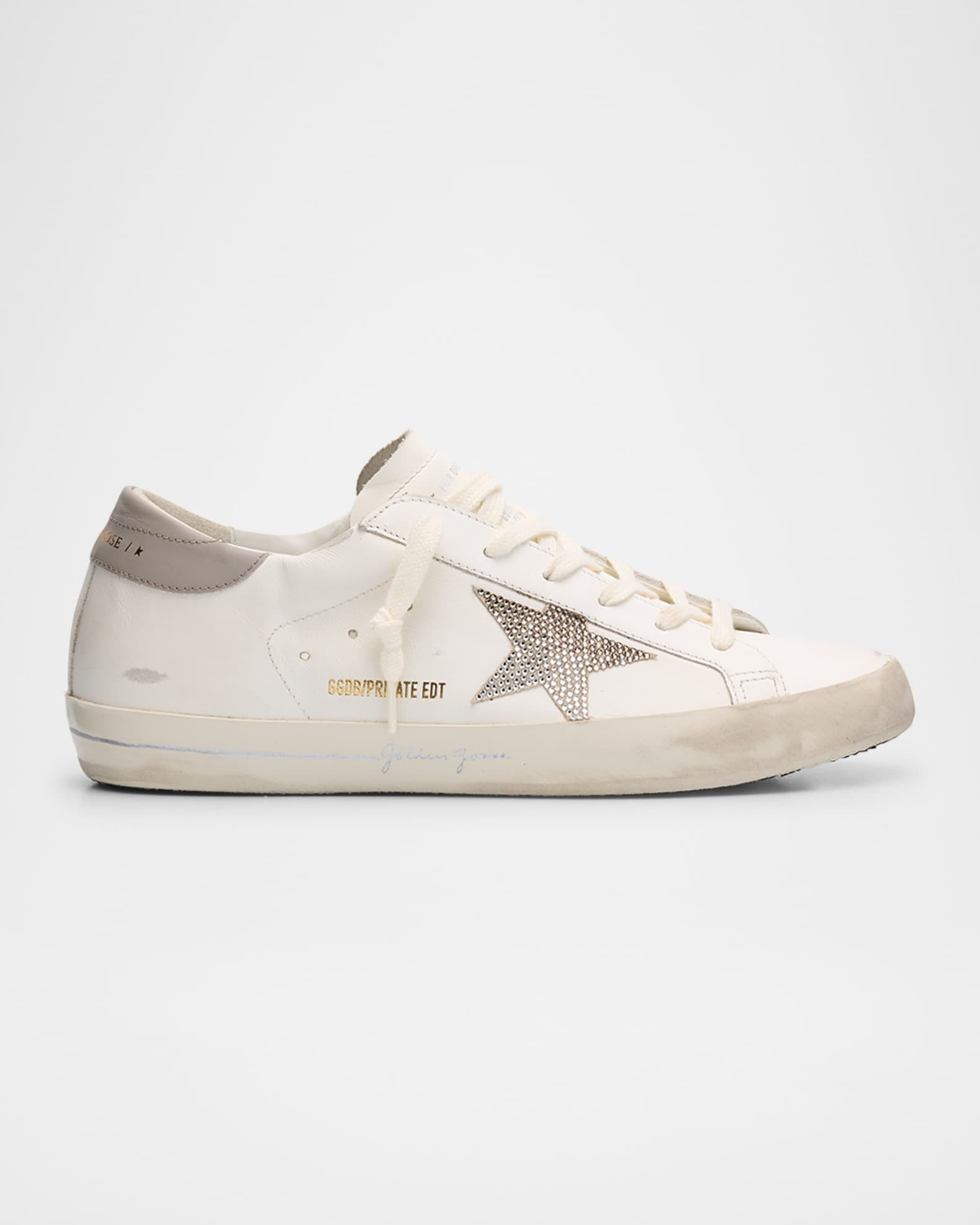 Golden Goose Super-Star Low-Top Leather Sneakers | Neiman Marcus